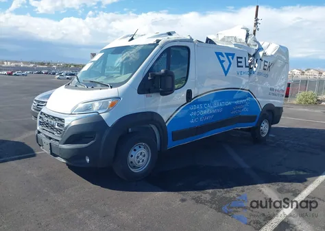 2023 Ram Promaster 2500 High Roof 159 Wb from USA, damaged, VIN 3C6LRVDG4PE578201